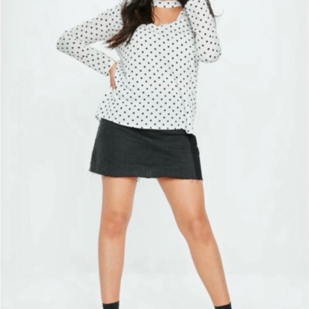 Missguided White Choker Blouse - Picture 7 of 13